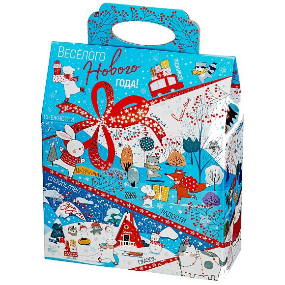 Сладкий новогодний подарок Сумочка Синее небо Легенды Москвы